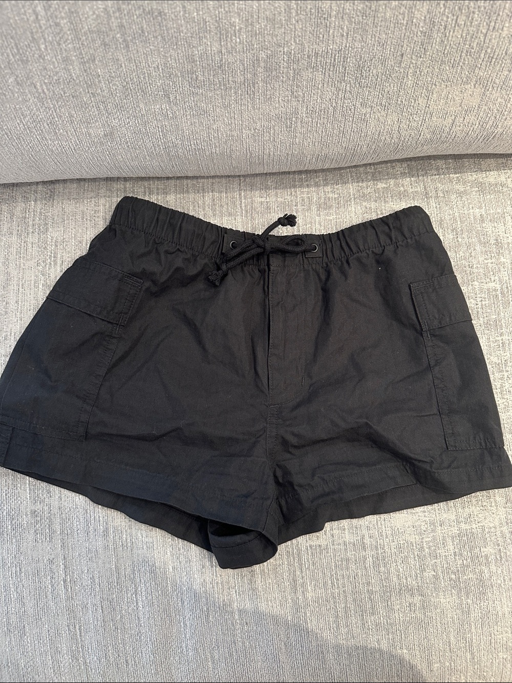 Women’s Black Drawstring Utility Shorts Aritzia TNA